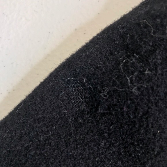 Vintage Parisian Signature Petite Wool Cashmere Black Blazer Women's Size 10P - Picture 10 of 11